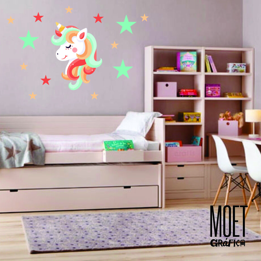 Unicornio Naranja