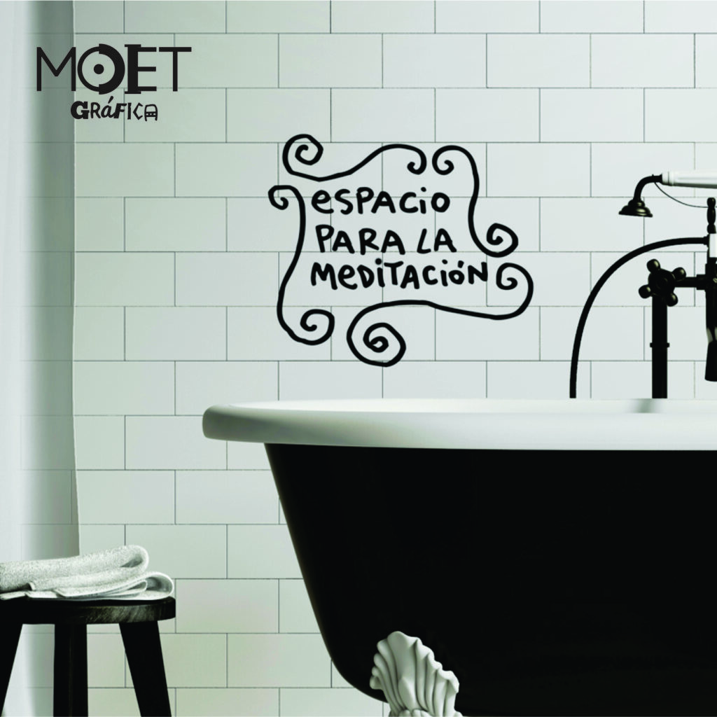 Frase "ESPACIO PARA LA MEDITACION"