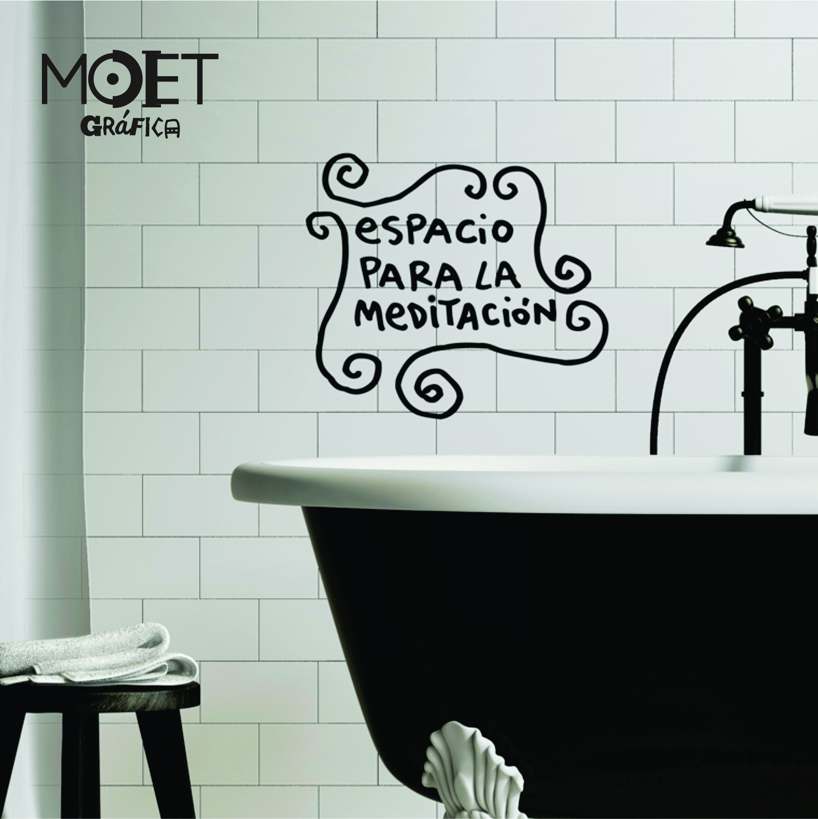 Frase "ESPACIO PARA LA MEDITACION"