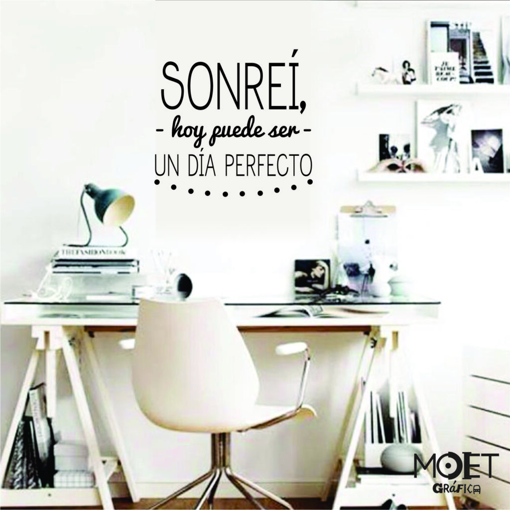 Frase "SONREI"